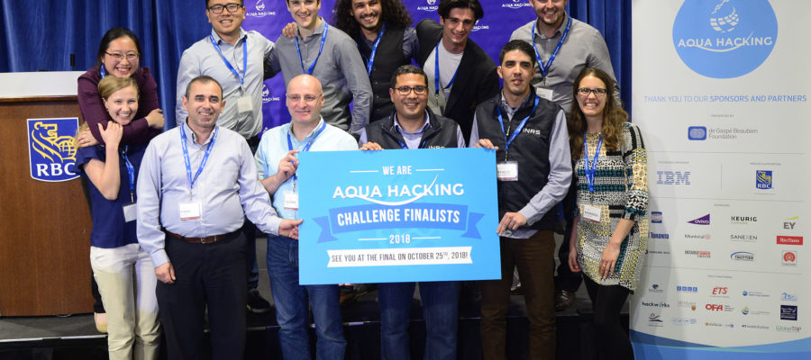 Les cinq équipes finalistes du défi Aquahacking 2018 sont dévoilées